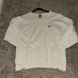 Vintage Nike White Crewneck